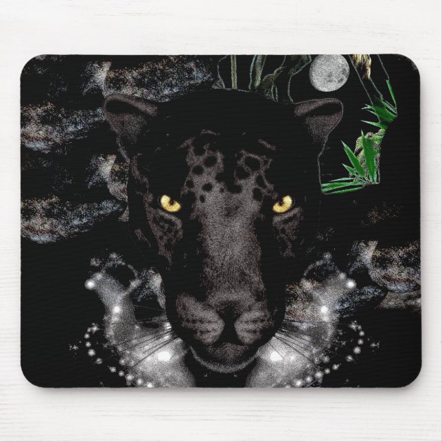 Der schwarze Panther Mousepad (Vorne)