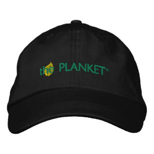 Der schwarze Planketuch Bestickte Kappe