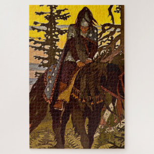 „Der schwarze Ritter“ von Ivan Bilibin