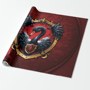 Der Schwarze Schwan ist ein Symbol für Eleganz und Geschenkpapier