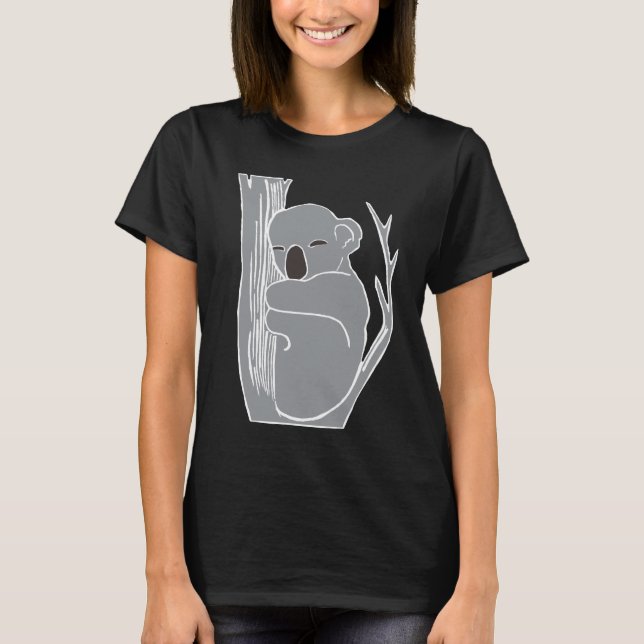 Der schwarze T - Shirt der schläfrigen (Vorderseite)