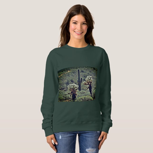 Der Schweiss-Shirt der Saguaro-u. Cholla Sweatshirt (Vorne ganz)