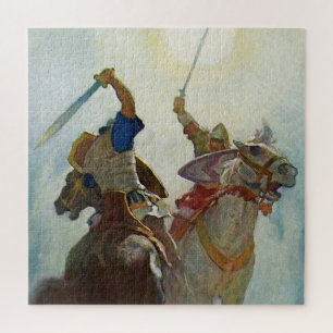 „Der Schwertkampf war heftig“ von NC Wyeth