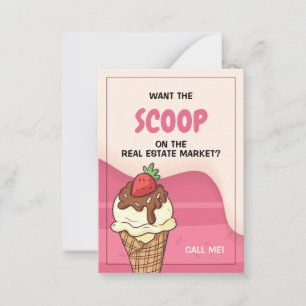 Der Scoop Summer gewollt Mitteilungskarte
