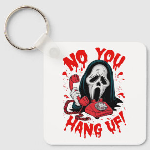 der _Scream_-Franchise, die ein Rottelefon besitzt Schlüsselanhänger