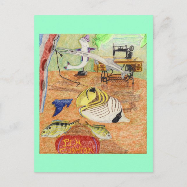 Der Seamstress Shop Postkarte (Vorderseite)