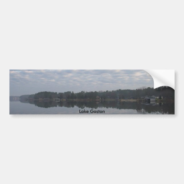 Der See (2), See Gaston Autoaufkleber (Vorne)