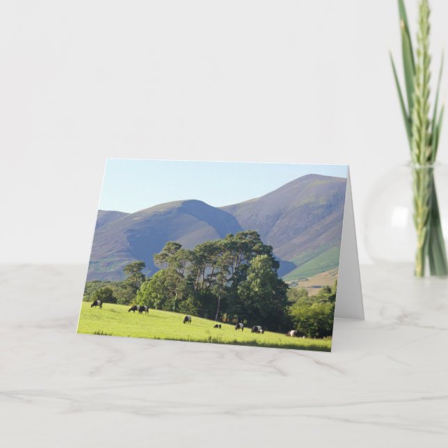 Der See Bezirk-Keswick Karte (Vorderseite)