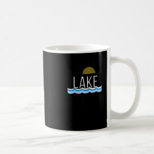 Der See ist mein glücklicher Ort Boating-Geschenk  Kaffeetasse