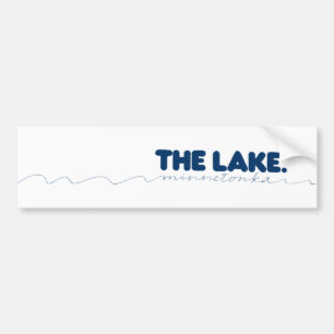 Der See Minnetonka - Autoaufkleber