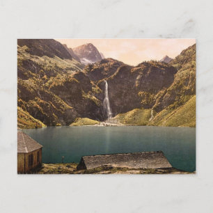 Der See Oô, Luchon, Pyrenäen, Frankreich vin Postkarte