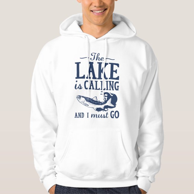 Der See ruft Hoodie (Vorderseite)