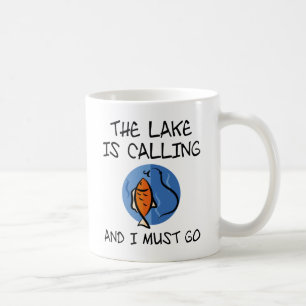 Der See ruft Kaffeetasse