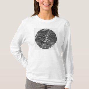 Der Seemann oben in gekackte des Schiffs T-Shirt