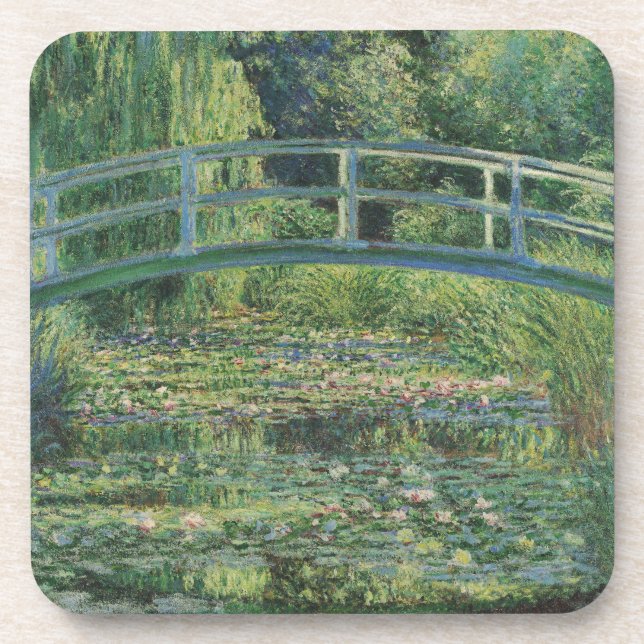 Der Seerosenteich, Landschaftsölgemälde, Monet Getränkeuntersetzer (Vorderseite)