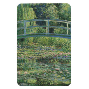 Der Seerosenteich, Landschaftsölgemälde, Monet Magnet