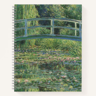 Der Seerosenteich, Landschaftsölgemälde, Monet Notizbuch