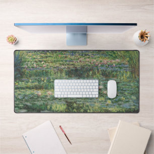 Der Seerosenteich, Landschaftsölgemälde, Monet Schreibtischunterlage