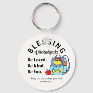 Der Segen der Rucksäcke wird geliebt. Sei nett! Schlüsselanhänger