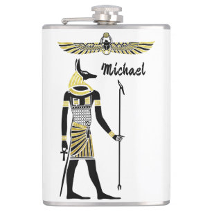 Der Segen des Golden Pharao: Kunst des alten Ägypt Flachmann