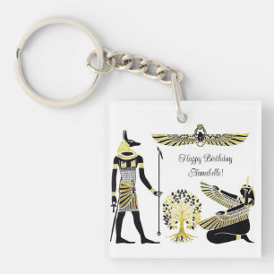 Der Segen des Golden Pharao: Kunst des alten Ägypt Schlüsselanhänger