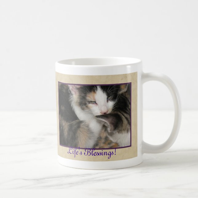 Der Segen-Kaffee-Tasse des Lebens! Kaffeetasse (Rechts)