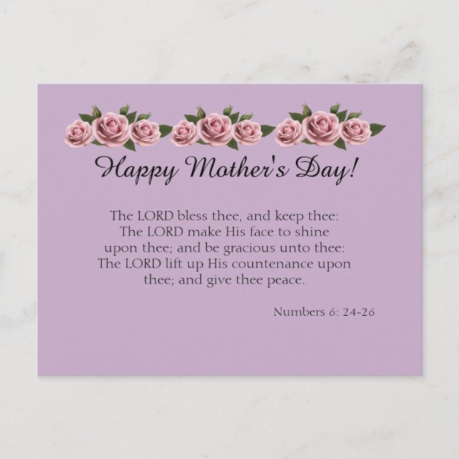 Der Segen Postkarte (Vorderseite)