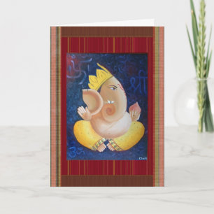 Der Segen von Lord Ganapati für jeden Anlass Karte