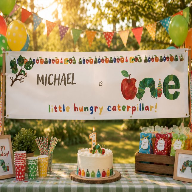 Der sehr hungrige Raupen-Geburtstag Banner (Von Creator hochgeladen)