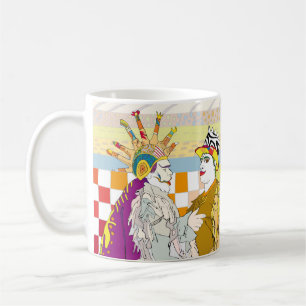 Der sehr reichliche Karneval der Welt: das von Kaffeetasse