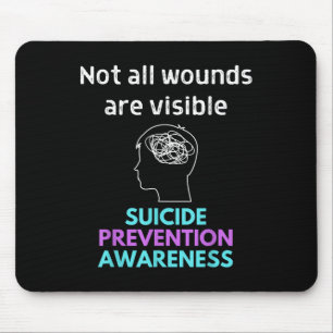 Der Selbstmord gibt dem anderen den Schmerz. Selbs Mousepad