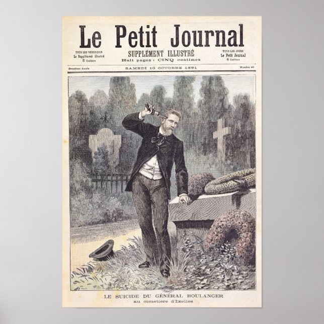 Der Selbstmord von General Georges Ernest Poster (Vorne)