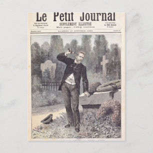 Der Selbstmord von General Georges Ernest Postkarte