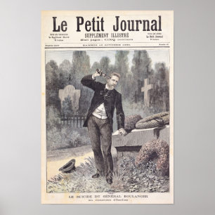 Der Selbstmord von General Georges Ernst Poster