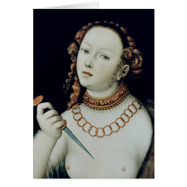 Der Selbstmord von Lucretia, 1538 (Vorne)