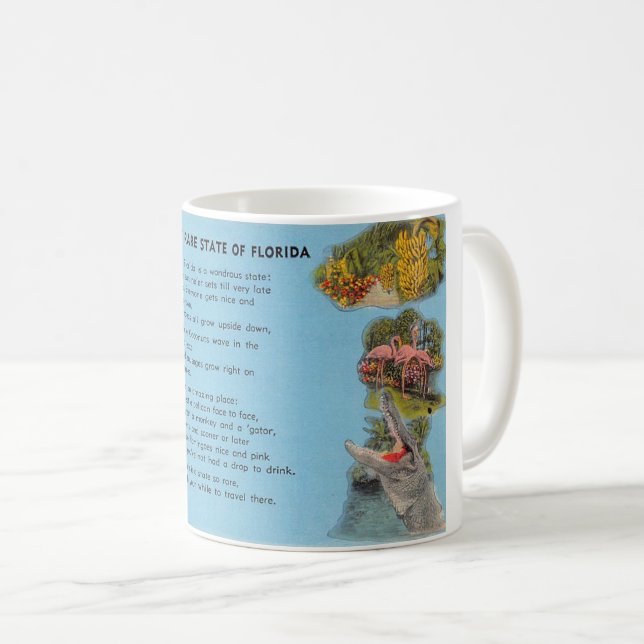 Der seltene Staat Floridas Kaffeetasse (VorderseiteRechts)
