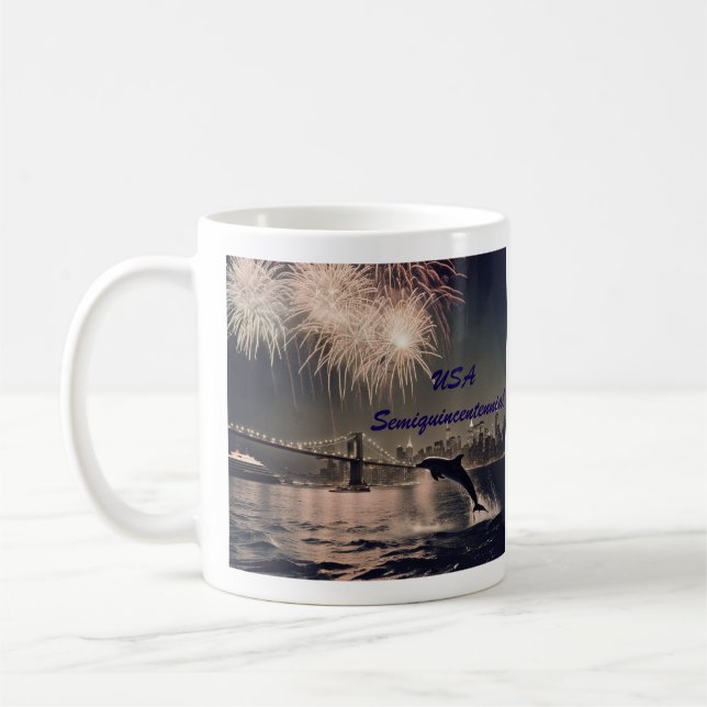 Der Semiquincentennial Shop Kaffeetasse (Links)