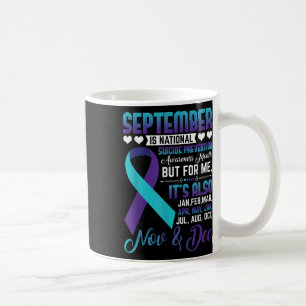 Der September ist ein nationales Bewusstsein für S Kaffeetasse