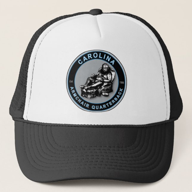 Der Sessel QB Carolina Football Hat Truckerkappe (Vorderseite)