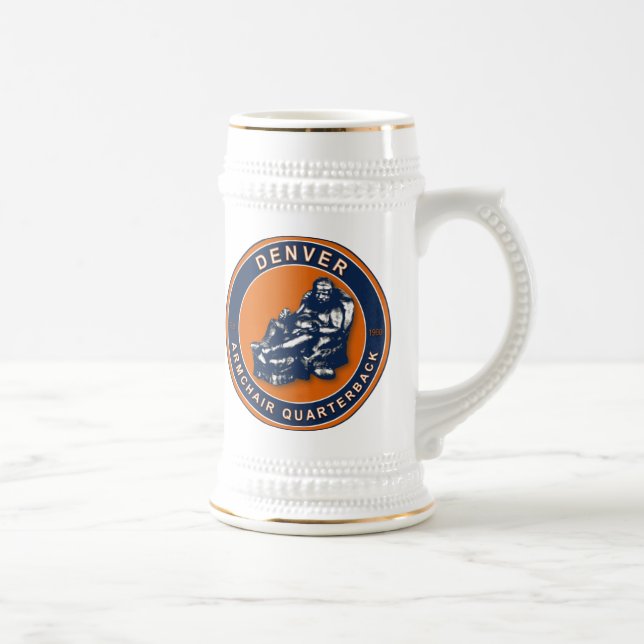 Der Sessel QB Denver Football Stein Bierglas (Rechts)
