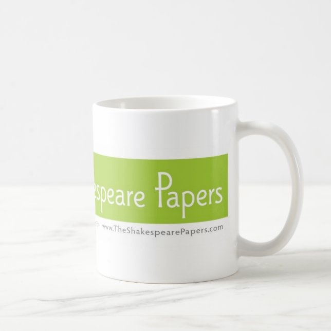 Der Shakespeare tapeziert Kaffee-Tasse Kaffeetasse (Rechts)
