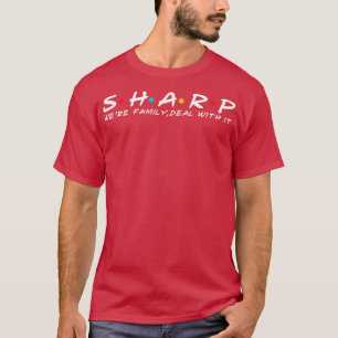 Der Sharp-Familienname für Sharp-Nachnamen T-Shirt