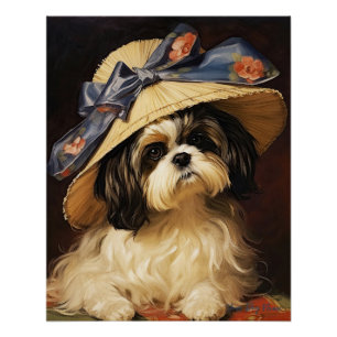 Der Shih Tzu Dog 003 - Odessa Leyendecker Poster