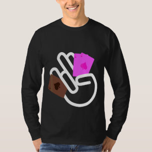 Der Shocker 2 in Rosa 1 in der stinkfarbenen nackt T-Shirt