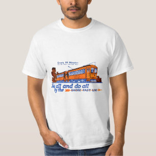 Der Shore Fast Line Trolley Service T-Shirt