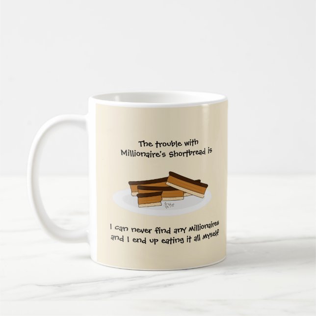 Der Shortbread des Millionärs Kaffeetasse (Links)