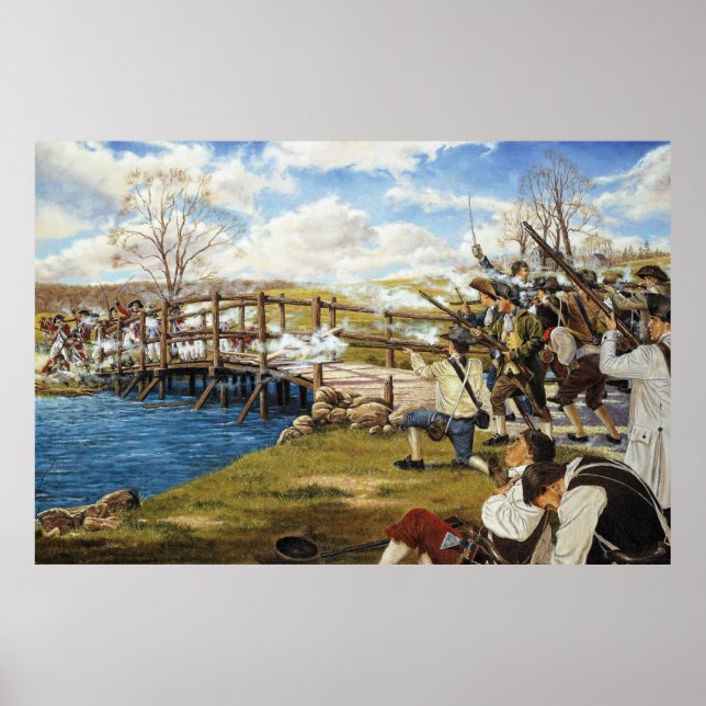 Der Shot hörte 'Round the World Domenick D'Andrea Poster (Vorne)