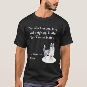 Der sibirische Husky-Hund T-Shirt