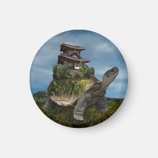 Der sich bewegende Tempel der Tortoise Magnet