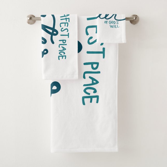 Der sicherste Ort Badhandtuch Set (Insitu)